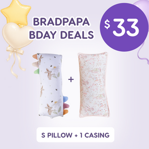 BRADPAPA BDAY 33 DEALS — S Pillow + Casing