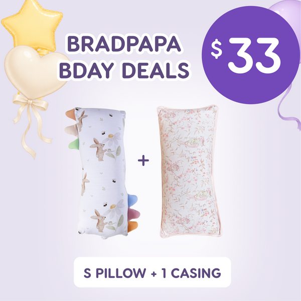 BRADPAPA BDAY 33 DEALS — S Pillow + Casing