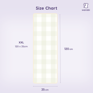 Sage Check Snuggle Bamboo Pillow