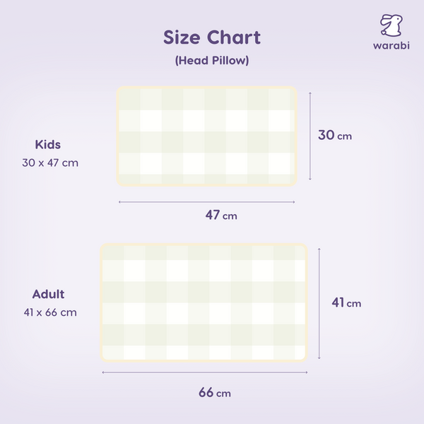 Sage Check Snuggle Bamboo Pillow