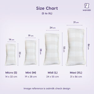 Sage Check Snuggle Bamboo Pillow