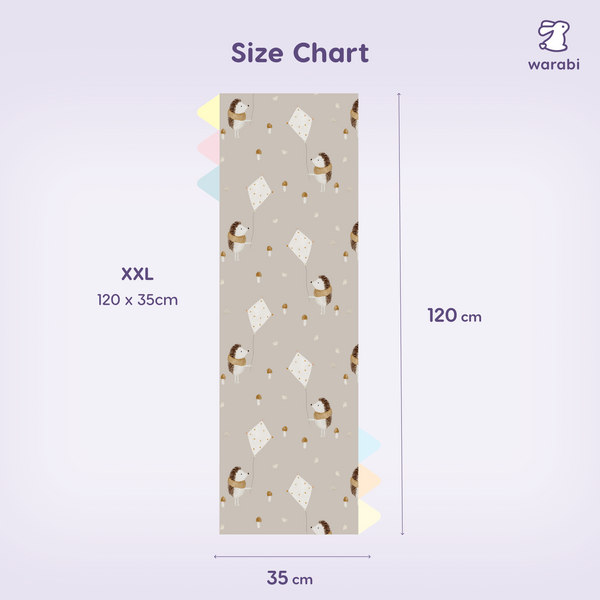 Autumn Hedgehog Snuggle Bamboo Pillow