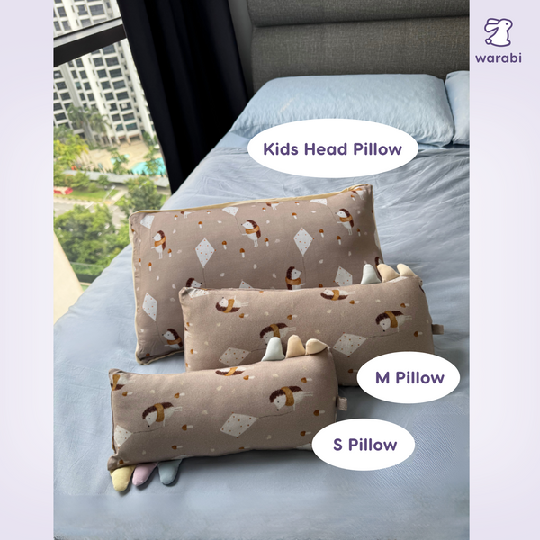 Autumn Hedgehog Snuggle Bamboo Pillow