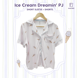 Ice Cream Dreamin' Adult PJ Short Sleeve Set