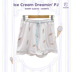 Ice Cream Dreamin' Adult PJ Short Sleeve Set