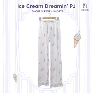 Ice Cream Dreamin' Adult Cloud PJ Long Sleeve Set