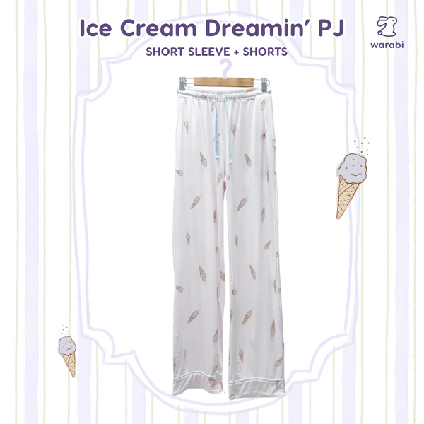 Ice Cream Dreamin' Adult Cloud PJ Long Sleeve Set