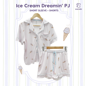 Kids Bamboo Short Sleeve + Shorts Cloud PJ Set (Multiple Designs)