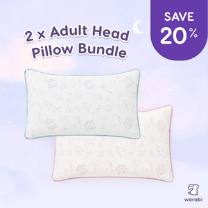 [20% OFF] 2 x ADULT HEAD PILLOW BUNDLE