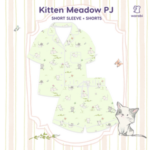 Kids Bamboo Short Sleeve + Shorts Cloud PJ Set (Multiple Designs)