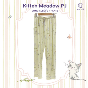 Kitten Meadow Adult Cloud PJ Long Sleeve Set
