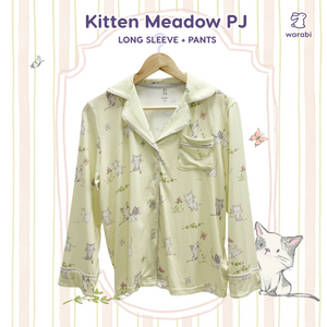 Kitten Meadow Adult Cloud PJ Long Sleeve Set