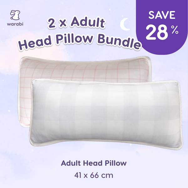 [28% OFF] 2 x Adult Head Pillow Bundle