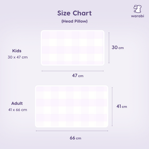 Lilac Check Tencel Snuggle Pillow