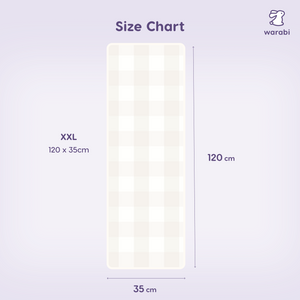 Oatmilk Check V2 Bamboo Snuggle Pillow