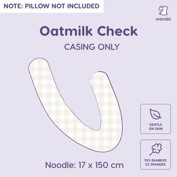 [NOODLE CASE ONLY] Bamboo Pillow Noodle Casing