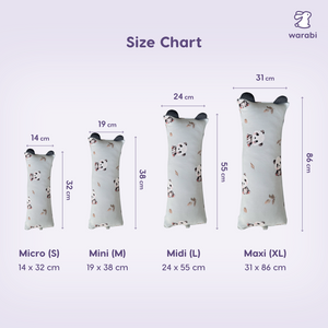 Panda Daze Snuggle Bamboo Pillow