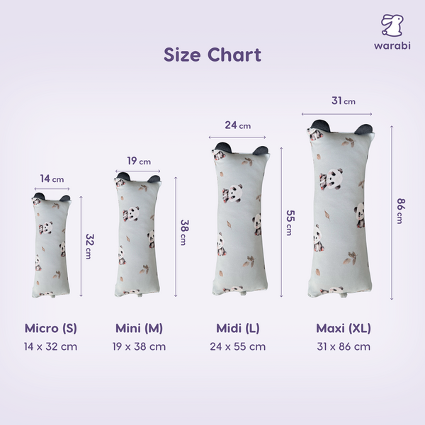 Panda Daze Snuggle Bamboo Pillow