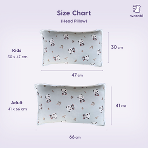 Panda Daze Snuggle Bamboo Pillow