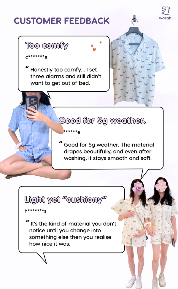 Capybara Chill Cloud PJ Set – Short Sleeve Top + Shorts