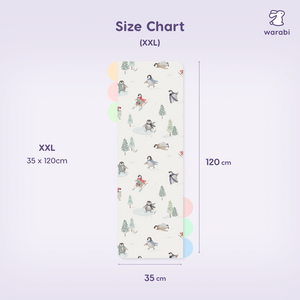 Frosty Penguin Snuggle Bamboo Pillow