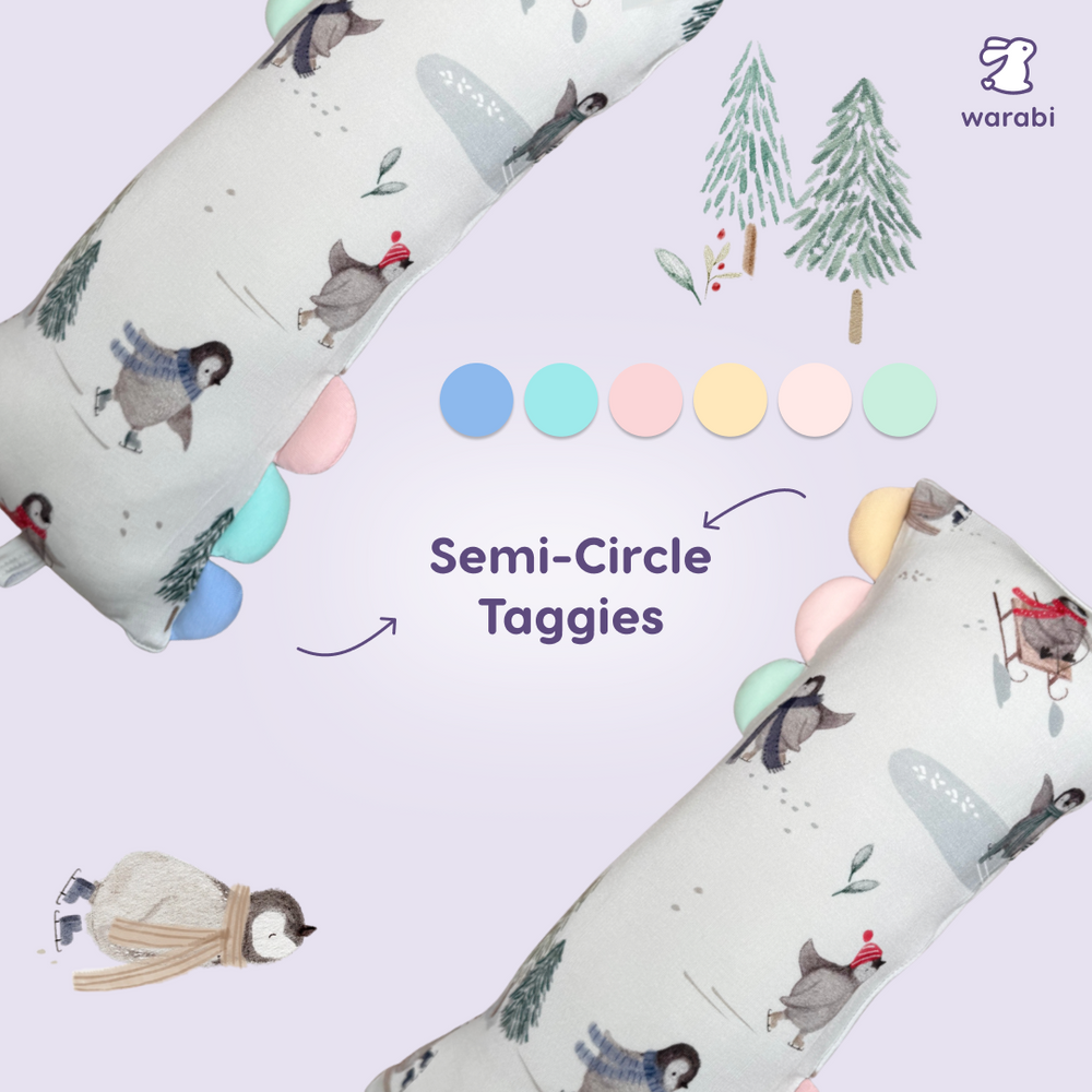 Frosty Penguin Snuggle Bamboo Pillow