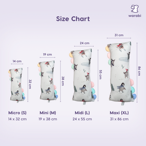 Frosty Penguin Snuggle Bamboo Pillow