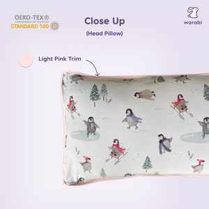 Frosty Penguin Snuggle Bamboo Pillow