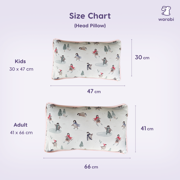 Frosty Penguin Snuggle Bamboo Pillow