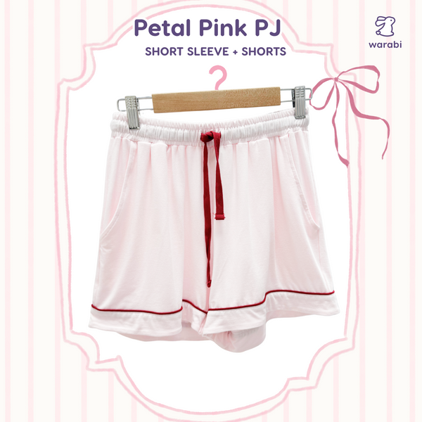 Petal Pink Adult Cloud PJ Short Sleeve Set