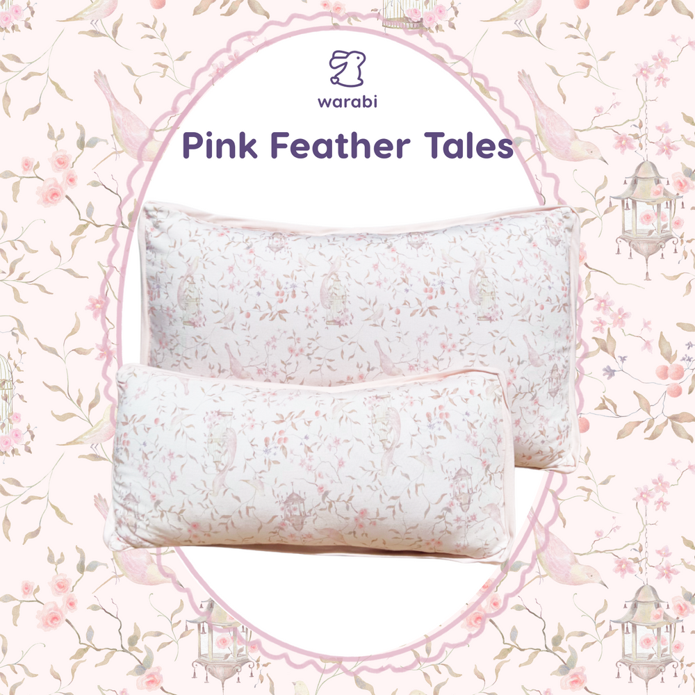 Pink Feather Tales Snuggle Bamboo Pillow