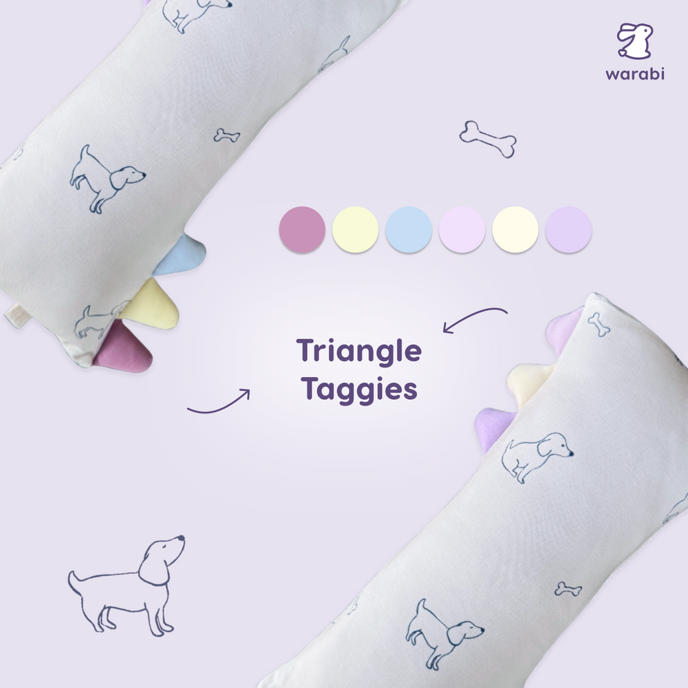 Pup Sketch Snuggle Bamboo Pillow