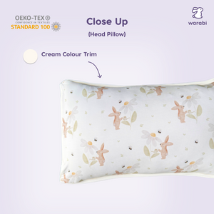 Bunny Blooms Snuggle Bamboo Pillow
