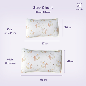 Bunny Blooms Snuggle Bamboo Pillow