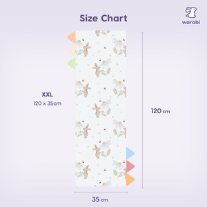 Bunny Blooms Snuggle Bamboo Pillow