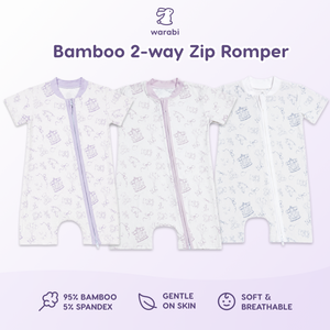Ultra-Soft Bamboo 2-Way Zipper Romper