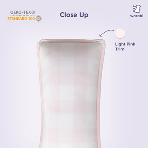 Pink Check Snuggle Tencel Pillow