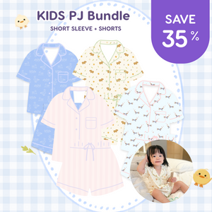 [BUNDLE] Kids Short Sleeve Bamboo Cloud PJ Set