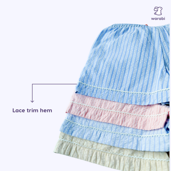 Crinkled Cotton Boxer Easy Shorts