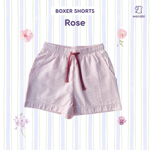 Crinkled Cotton Boxer Easy Shorts