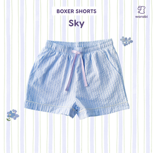 Crinkled Cotton Boxer Easy Shorts