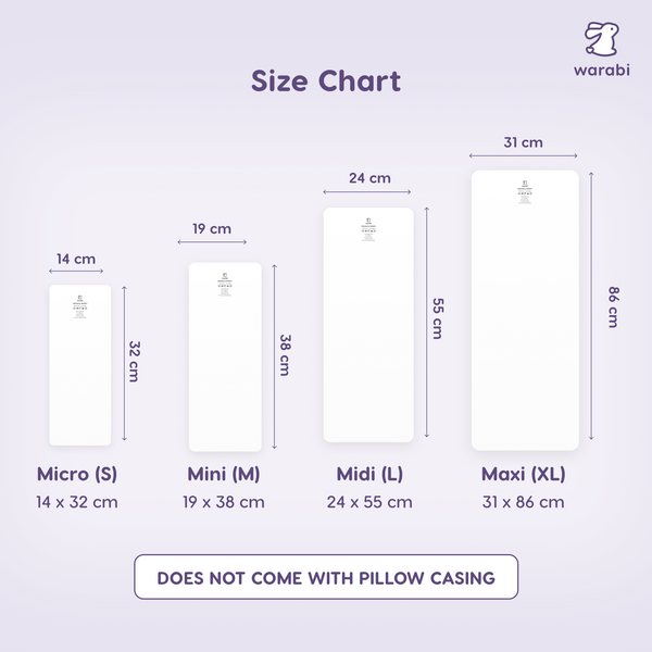 Bamboo Pillow Insert (No Pillowcase) | Soft & Fluffy, Vacuum-Packed