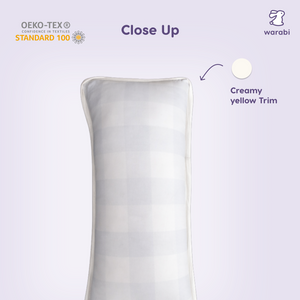 Blue Check Snuggle Tencel Pillow