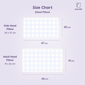 Blue Check Snuggle Tencel Pillow