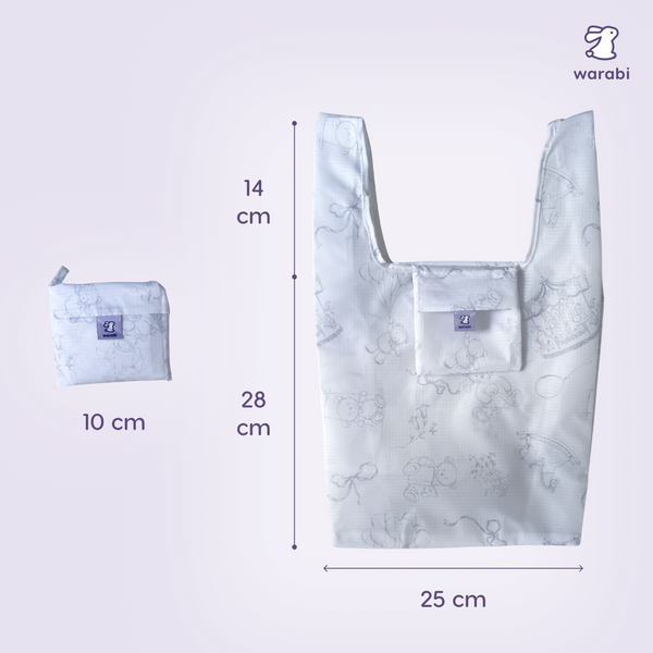 Foldable Reusable Market Tote Bag