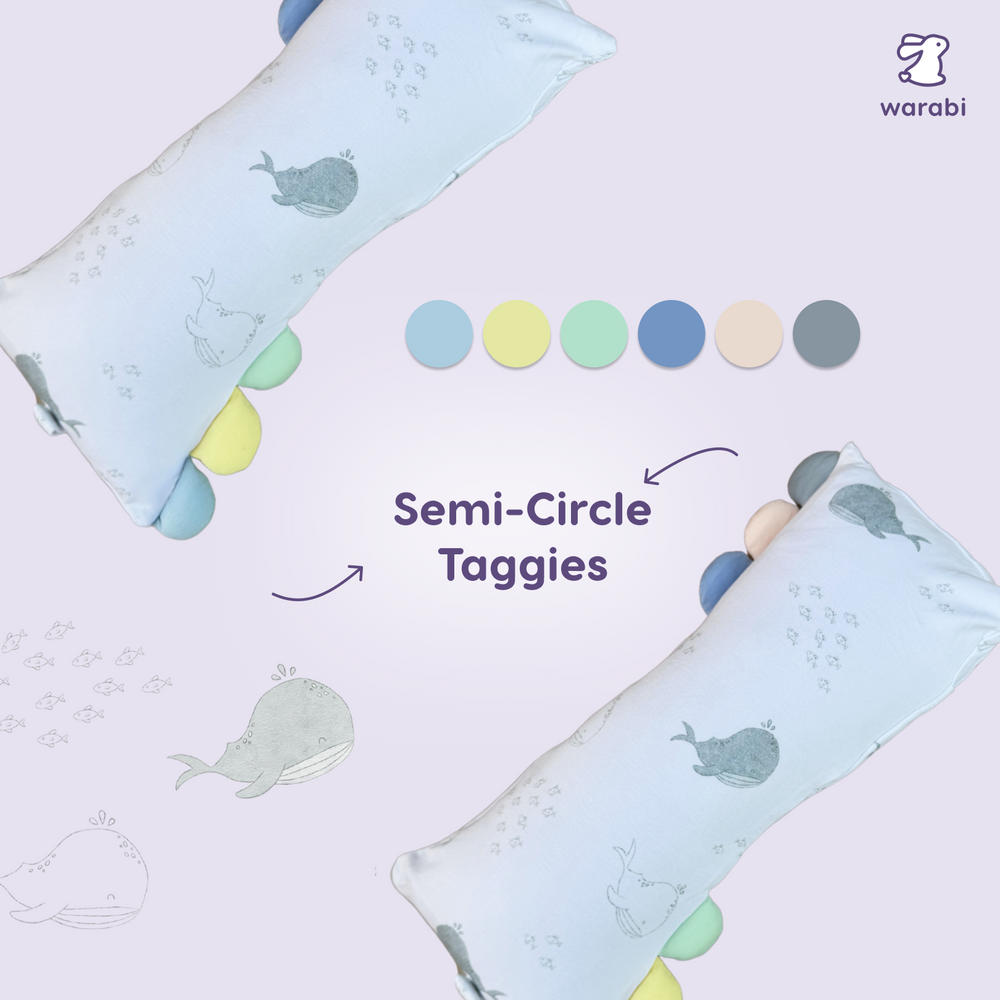 Gentle Whale Snuggle Bamboo Pillow