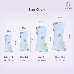 Gentle Whale Snuggle Bamboo Pillow