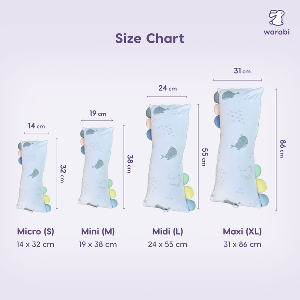 Gentle Whale Snuggle Bamboo Pillow